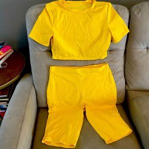 Yellow 2 piece set